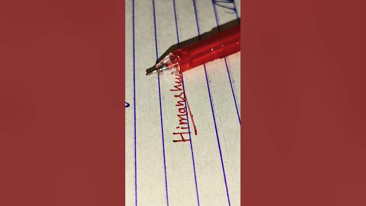 Himanshu Name Sign shorts sign artist YouTube himanshu-name-sign-shorts-sign-artist-youtube