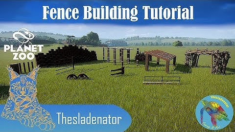 Building custom fences | Planet Zoo Tutorial