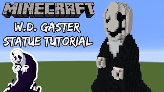 Minecraft Tutorial: Updated W.D. Gaster Statue (Undertale)
