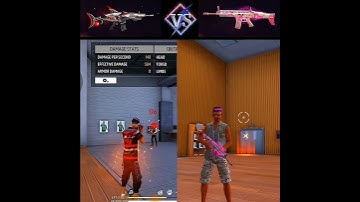 EVO SCAR vs CUPID SCAR  💥 || DAMAGE ABILITY TEST | - GARENA FREE FIRE  #freefire #ffshorts #shorts