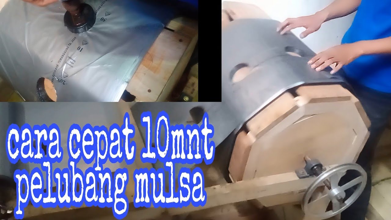 Alat pelubang mulsa plastik