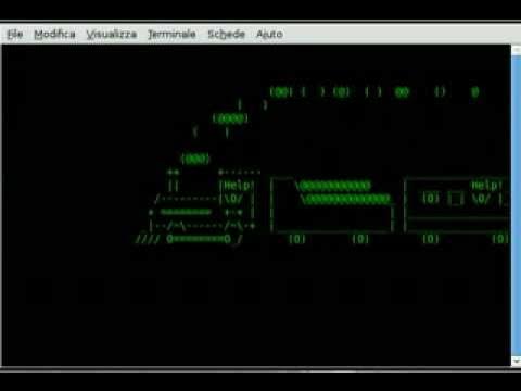 sl command on linux - YouTube