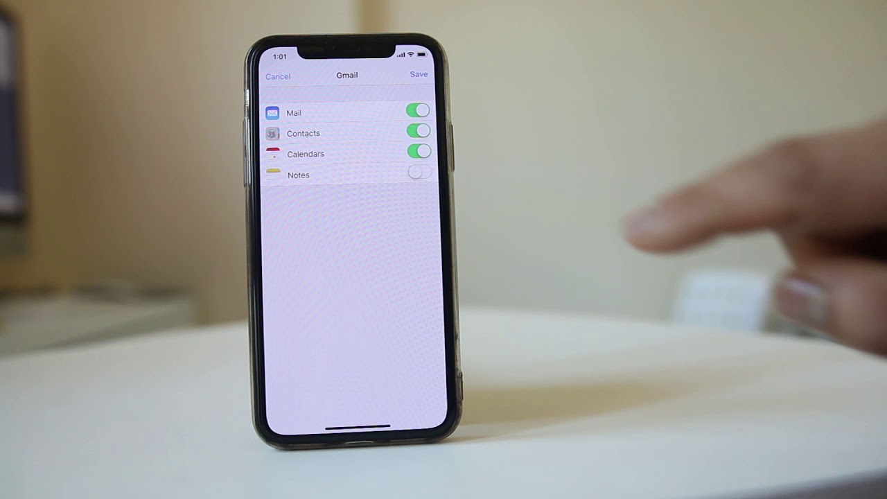 Save Contacts To Gmail Iphone