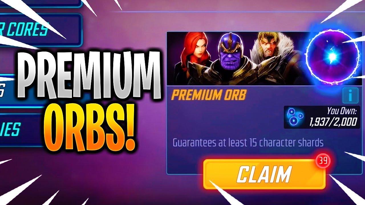 40x Premium Orb Opening! - MARVEL Strike Force - MSF