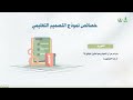 3 3 خصائص نموذج التصميم التعليمي