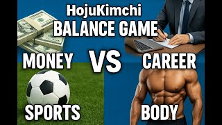 Details HojuKimchi Ep 16 - Balance Game | 호주김치 #밸런스게임 | Rap Star vs. Sports Star | Adding inches | Guide