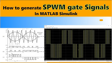 Sinusoidal PWM Pulse Width Modulation | SPWM in MATLAB Simulink