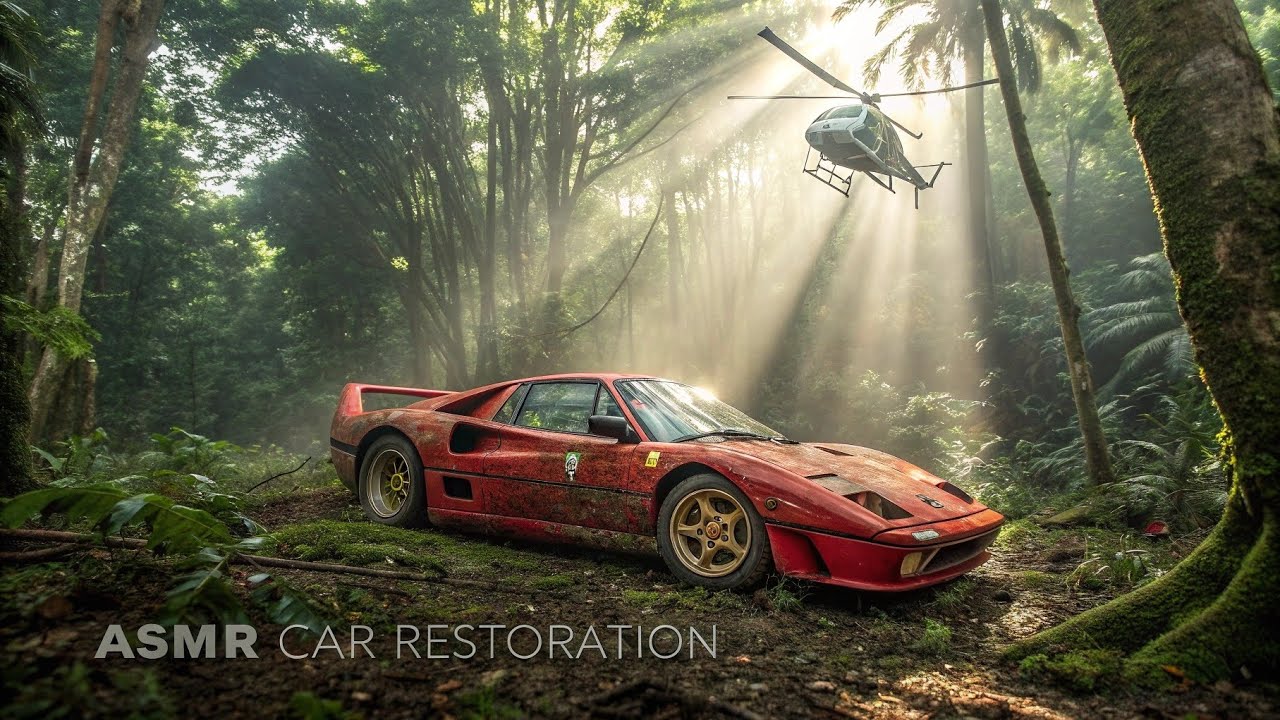 ASMR Car Restoration: Ferrari F40 1989 Abandoned  Factory-New | Ultimate Long-Form Restoration