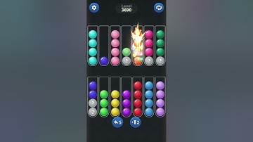 Ball Sort by Infinite Joy: Levels 3689, 3690