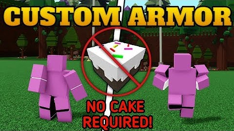 NO CAKE! CUSTOM ARMOR TEMPLATE - Build A BOAT For Treasure