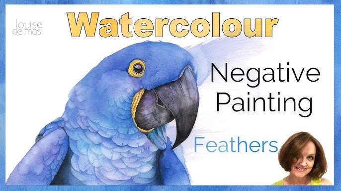 Fun & Easy Peacock Feather Tutorial! Metallic Watercolor on Black Paper 