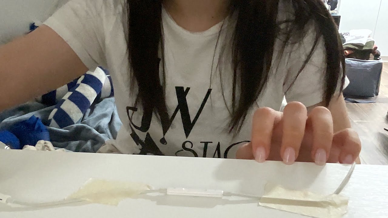 my first asmr video (low quality + no talking )