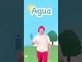 The water was refreshing! 💧Spanish lessons for beginners | Learn water in spanish | #shorts #kids