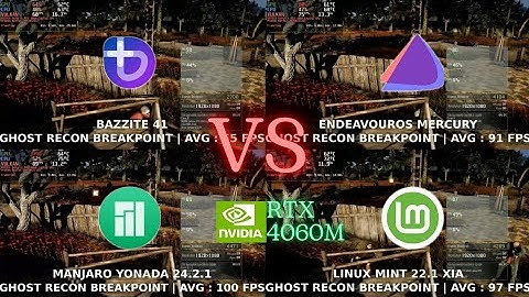 Bazzite VS Endeavour VS Manjaro VS Mint | Linux Gaming Benchmarks