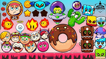 Ball V - Red Boss Challenge | Level 10 (All Parts) | MGIF | Android Gameplay WFG