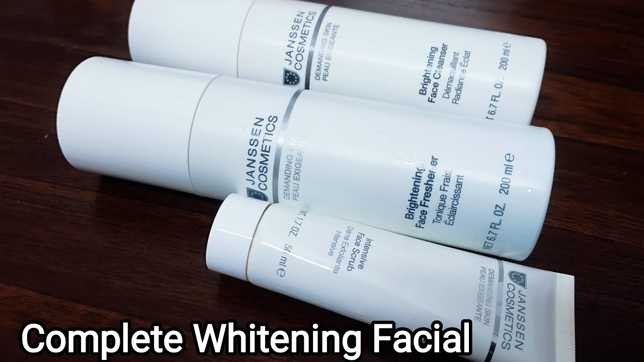 Купите только эти 3 продукта для полного отбеливания лица Janssen