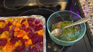 Lets Make Air Fryer Balsamic Honey Beets And Super Potassium Loaded Beet Greens