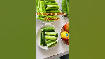 Nước ép dưa leo có tác dụng gì? Lợi ích tuyệt vời của nước ép dưa chuột #shorts