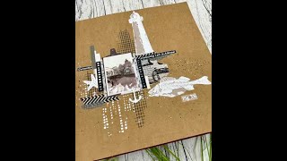 Creating a monochromatic journal/scrapbooking page and what is the difference?