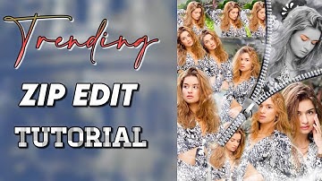 Trending zip Tutorial / Sruthi creations / Editing tutorial / Tutorial