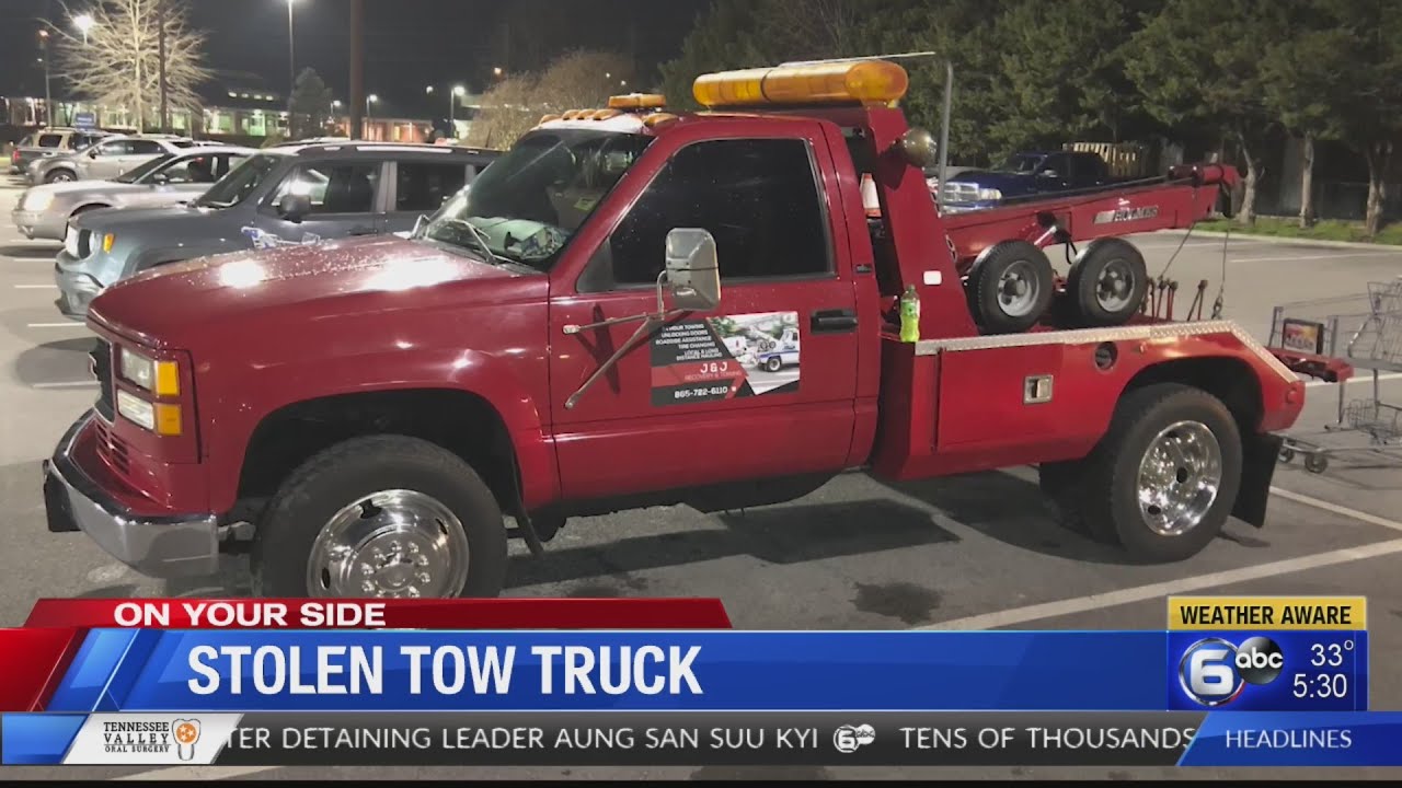 Stolen tow truck YouTube