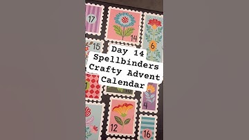 Day 14 Spellbinders Crafty advent Calendar 2025 #cardmaking