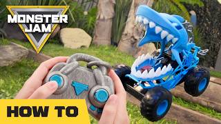 Download lagu Monster Jam has a shark truck that CHOMPS!? 🦈👀 How to drive the Chomping Megalodon RC!
