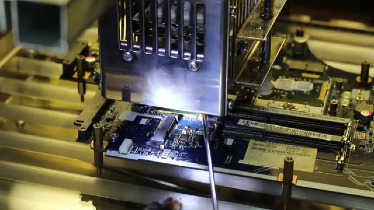 072 Покачаем Хаб BD82HM55  SLGZS, чтоб хорошо сел на шарах. Продолжение видио 071