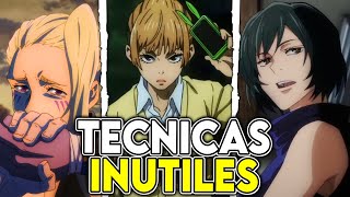 ⚡Las PEORES e INUTILES Tecnicas Malditas de Jujutsu Kaisen