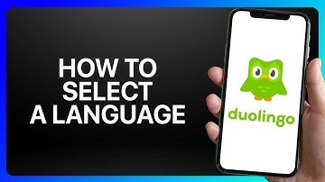 How To Select A Language In Duolingo Tutorial