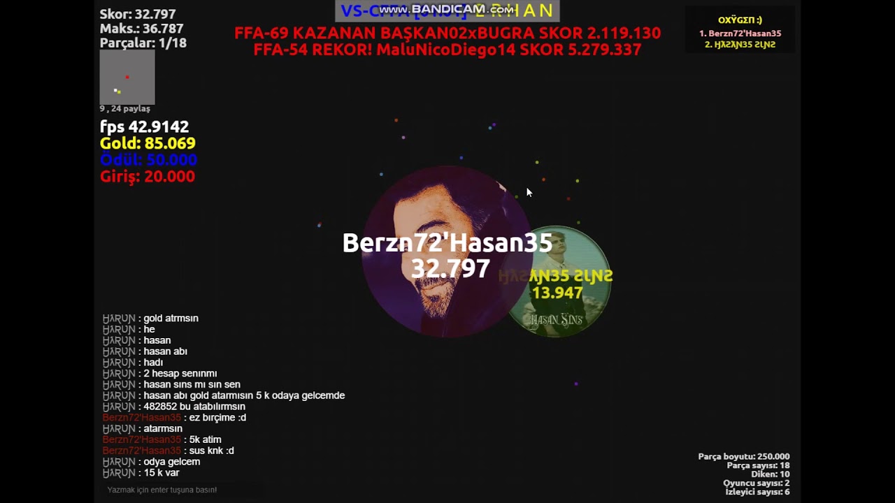 BERZAN72 VS CFFA VS FFA SERİSİ +FATİH35 VS ADMİN3 VS EKİBİ