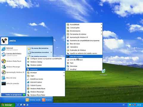 Abrir o Bloco de Notas no Windows XP - YouTube