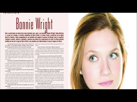 Bonnie Wright interviews