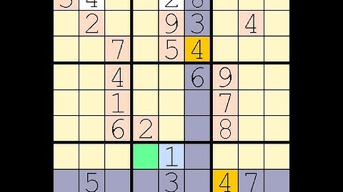 How to Solve Washington Times Sudoku Difficult April 22, 2023