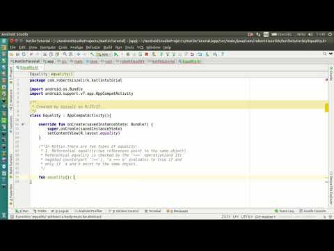 Android Kotlin Tutorial #155 - Equality