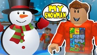 Building A Snowman & New Codes In Snowman Simulator