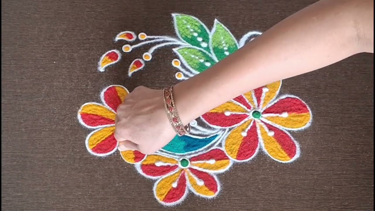 दररोज दारात काढण्यासाठी सोप्या व सुंदर रांगोळ्या 