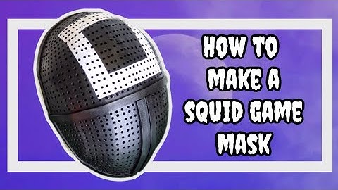 How to make a Squid Game mask from EVA foam! #evafoam #howtomake