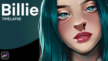 Billie Eilish Timelapse | Procreate