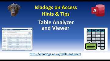 Access Table Analyzer and Viewer