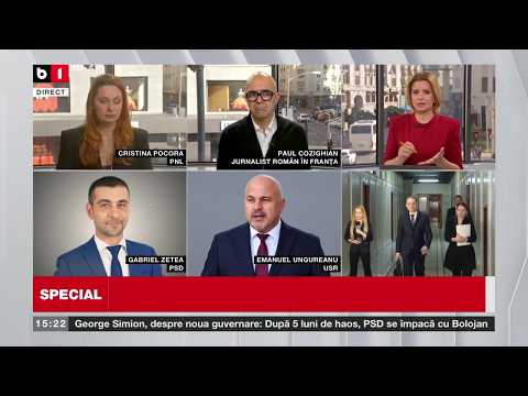 SPECIAL B1 cu N.CIURLIN. PSD vrea la PUTERE, dar nu-și ASUMĂ SINGUR/Cum arată GUVERNUL NICULESCU? P1