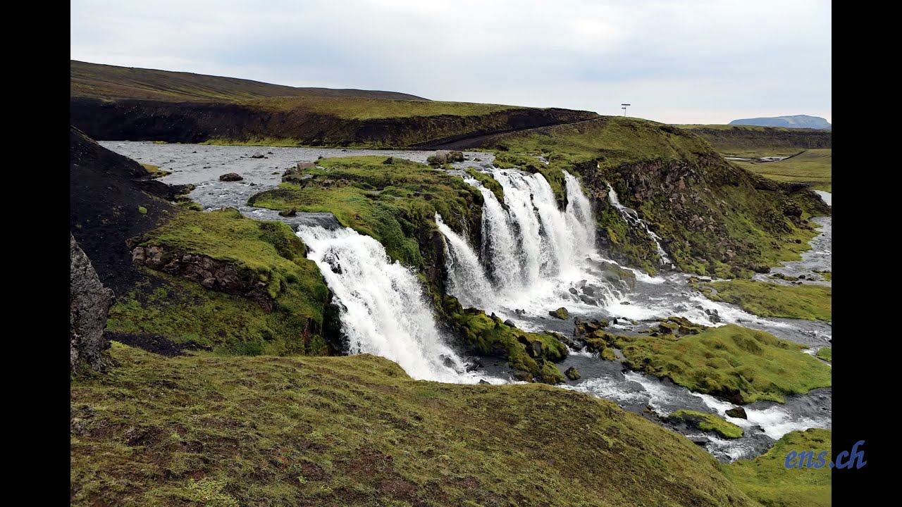 ens.ch : Bláfjallafoss crossing : Mælifell (F210) to Bláfjallafoss (F232), Iceland — Öldufellsleið — video poster