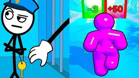 Thief Puzzle Vs Tall Man Run 3D🎎🏏🥏🏉🏈 Max All Levels Android iOS Gameplay XXT999