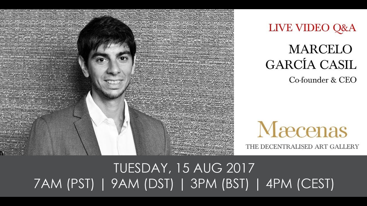 Maecenas - Live Q&A hosted 16th August, 2017