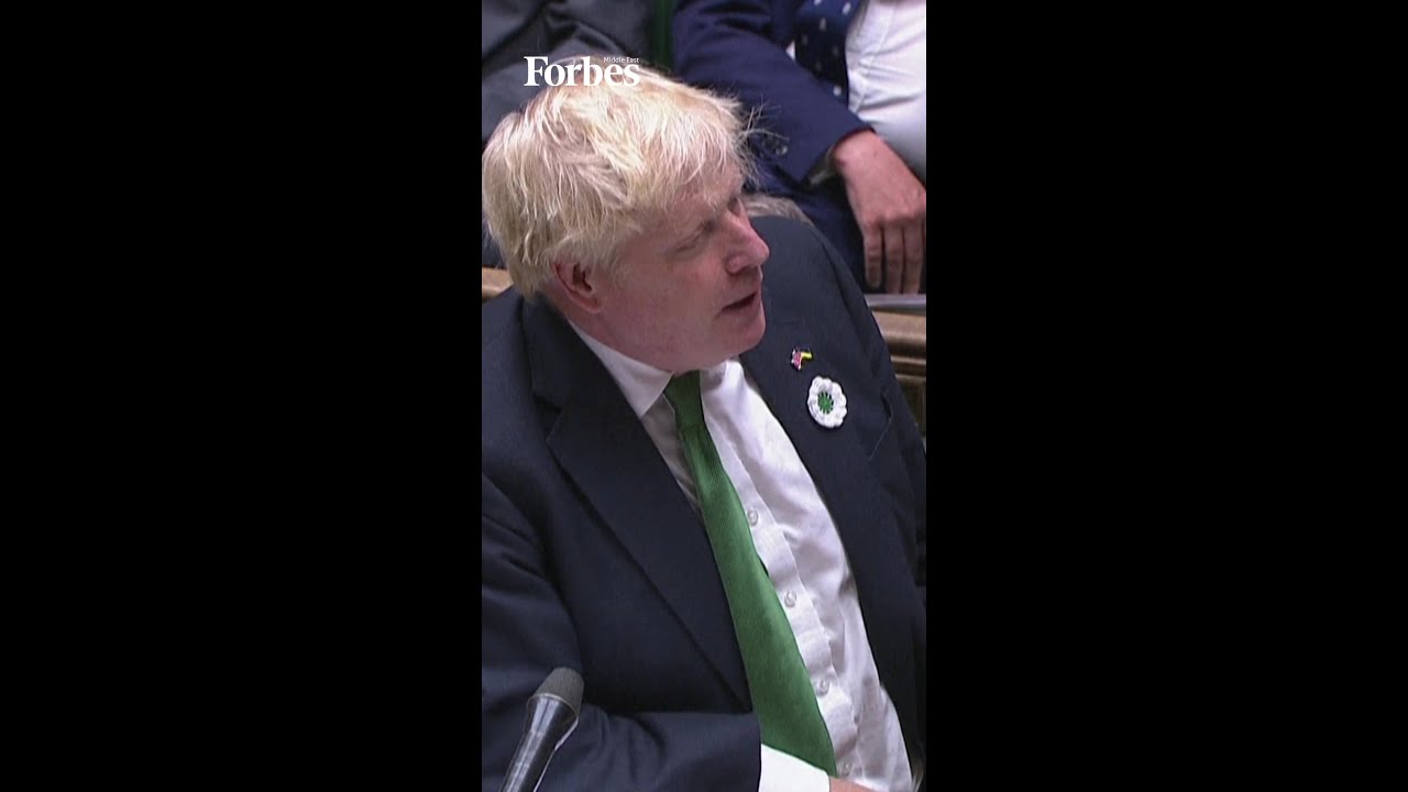 Prime Minister Boris Johnson says that he will leave office with his "head held high"