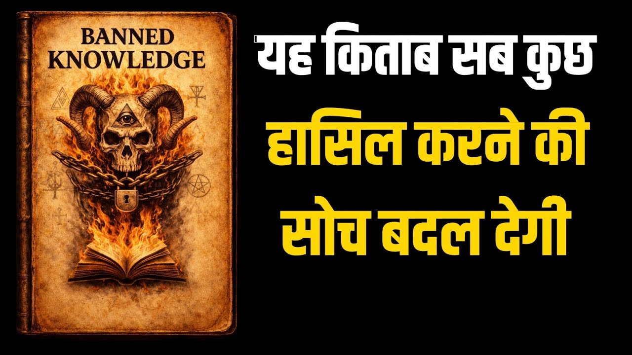 🔒 BANNED KNOWLEDGE | यह किताब सब कुछ हासिल करने की सोच बदल देगी | Hindi Audiobook 