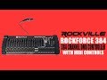 HOW to Program DMX lights for BEGINNERS w Rockville Rockforce 384!