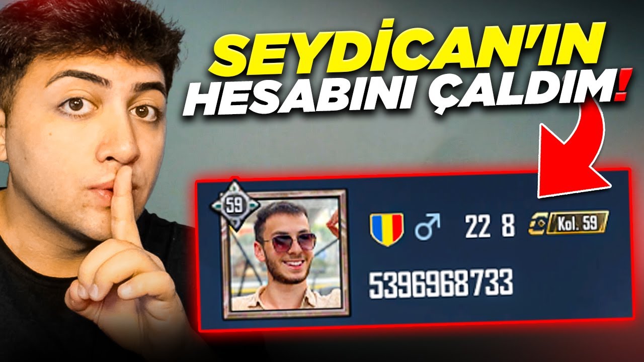 SEYDİCAN'IN HESABINI YAYINDA ÇALDIM!