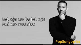 John Legend - The Beginning (Lyrics)