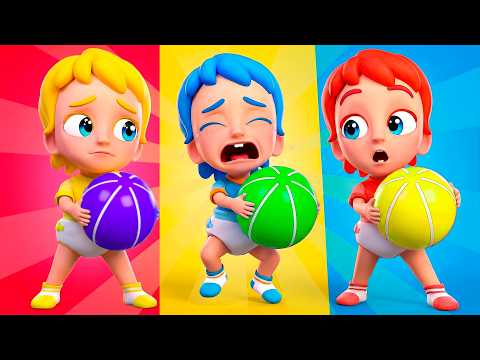 Little Babys Plays with Colorful Balls | Kids Songs by Nomad Kids Cartoon